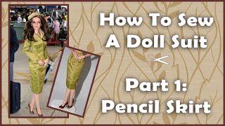 Doll Clothes Sewing Tutorial / How To Sew A Doll Suit : Part 1 / Smartly So Clothing Sewing Pattern