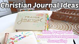 CHRISTIAN Journaling ideas | Bible Journal | Prayer Journal | Personal Dev Journal