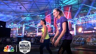 Kai Beckstrand and Josh Auer's Unbelievably Close Power Tower Finish | NBC’s American Ninja Warrior