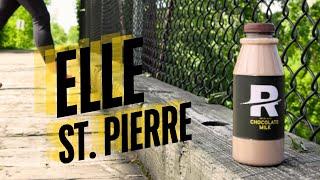 Elle St. Pierre Refuels with Chocolate Milk