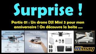 Discovering the DJI Mini 3 drone. A surprise gift for my birthday