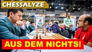 Mein Zug der zweiten Runde! | Fawzy vs Abdusattorov | Schacholympiade 2024 Budapest Runde 2