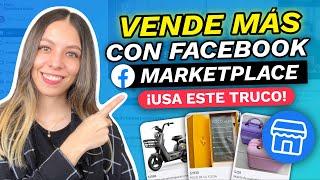 COMO VENDER MAS EN MARKETPLACE DE FACEBOOK 2024 