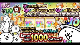 Battle Cats TV: 10th Anniversary - Grand Events and Grand Prizes!