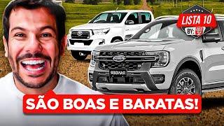 10 CAMINHONETES A DIESEL BOAS E BARATAS!