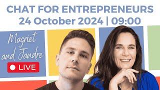  Social Media Tips for Entrepreneurs - LIVE CHAT - Magriet & Jandre!