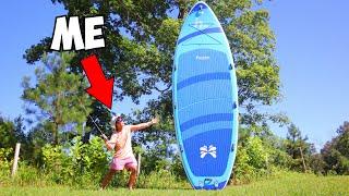 I Fished On The World's Largest Paddleboard!