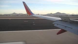 Time-lapse Landing in Phoenix, Arizona