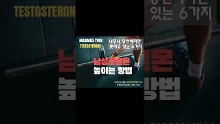 남성호르몬 높이는 방법 | 몸짱약사 민재원
