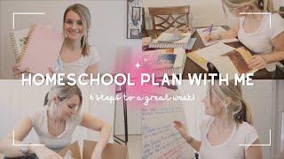 HOMESCHOOL PLAN WITH ME WEEKEND ROUTINE | Homeschool Lesson planning | Plan With Me!