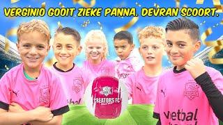 VERGINIO GOOIT PANNA. DEVRAN SCOORT. KIDS VAN CHAHID EN SERAN GOOIEN CHAOS.