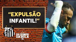 Neto critica Neymar por cartão vermelho em Santos x Botafogo: “O Batman foi expulso"