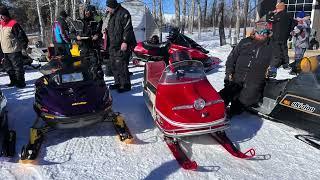 Vintage Snowmobile Derby at Togo, Saskatchewan Feb 18/2024