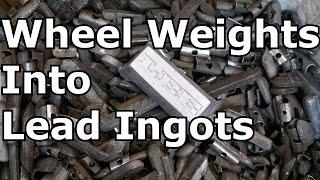 Turn Wheel Weights into Lead Ingots.