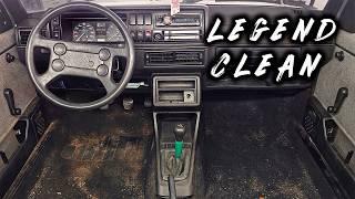 Dirtiest 36 Years Old VW Golf / Full Interior Detailing of the LEGEND