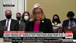 Vice Chair Cheney at Rules Committee Meeting - Criminal Contempt Referral Against Mark Meadows