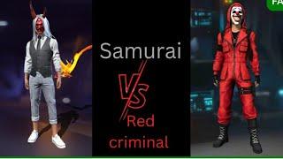 samurai  vs red criminal #free fire #FAIZAN FF 786 #headshot #subscribe
