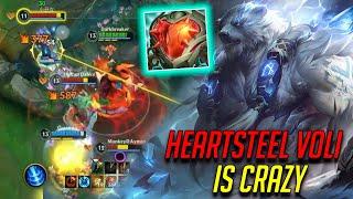 WILD RIFT VOLIBEAR IS INSANE WITH HEARTSTEEL (JUNGLE GAMEPLAY)