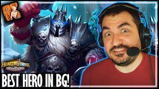 LICH KING IS NOW THE BEST HERO IN BG! - Hearthstone Battlegrounds