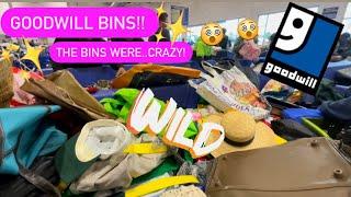 Let’s Go To Goodwill Bins!! It Was INSANE!  New Purse Bins Are OUT! Thrift With Me! +HAUL!