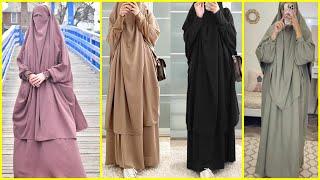 Modest Jilbab Abaya Styles 2024  Jilbab Khimar Abaya Designs  Hijab Burka Design