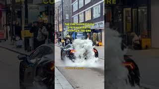lamborgini on fire