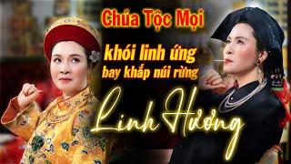 Khói linh ứng bay khắp núi rừng đền Chúa Tộc Mọi. Thanh đồng Nguyễn Thị Hương nhất tâm tạ ơn.