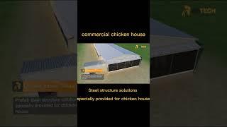 best structure for commercial modern poultry farming house design - RETECH Farming