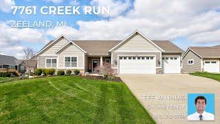 Jeff VanHuis presents ... 7761 Creek Run  - Zeeland