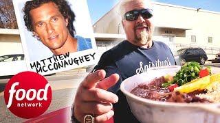 Guy Fieri Tries Brazilian Food Truck Recommended By Matthew McConaughey | Diners, Drive-Ins & Dives