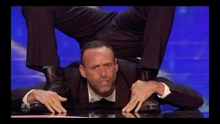America's Got Talent 2016 Jonathan Nosan (CONTORTURE) The Suited Contortionist Full Audition S11E02