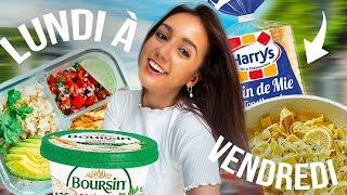 5 IDÉES DE REPAS DU LUNDI AU VENDREDI! (faciles & rapides)