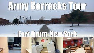 US Army Barracks Tour - Fort Drum NY 2021