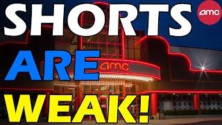 AMC SHORTS ARE WEAK! Short Squeeze Update