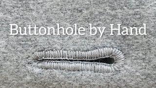 How to Make Buttonhole by Hand 