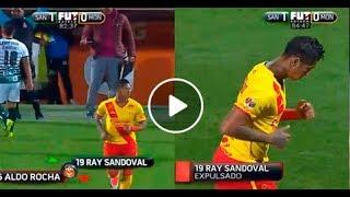 ¿QUÉ PASÓ? Ray Sandoval debuta en Morelia y a los 2 minutos, lo expulsaron...