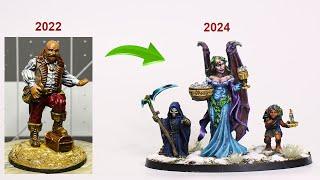 How I've progressed as a miniature painter - 2024 #miniaturepainting  #paintingminiatures