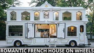 Why Build a Tiny House When You Can Build a FRENCH MANSION on Wheels?