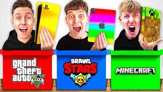 6000€ GTA vs BRAWL STARS vs MINECRAFT Mystery Box Opening!  Welche Box ist WERTVOLLER?