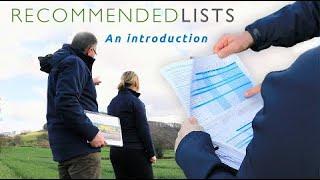 An introduction to the trials | The Recommended Lists for cereals and oilseeds (RL)