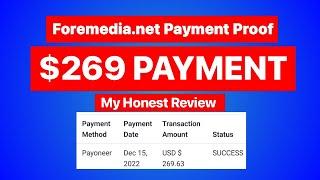 $269 ForeMedia Payment Proof / My Honest Review / ForeMedia Review 2023