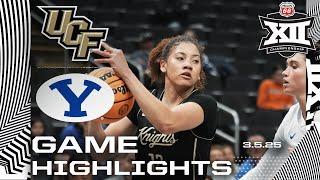 #12 BYU vs. #13 UCF Game Highlights | 2025 Phillips 66 Big 12 Women's Basketball Championship