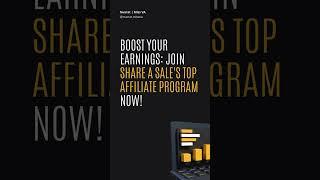  Monetize Your Website: Partner with Share A Sale's Lucrative Affiliate Program! #shorts