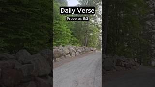 1 Verse, 1 Minute: Proverbs 11:3