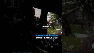 Cop BREAKS The Window To Get Family Out!  @kurtzlawoffices847