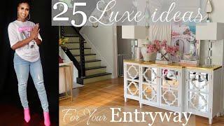 25 LUXE DECORATING IDEAS FOR YOUR ENTRYWAY/HOW TO DECORATE A LUXURY HOME/INTERIOR DESIGN TRENDS