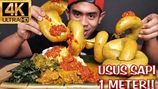 ASMR MUKBANG USUS SAPI TAMBUSU 1 METER!!