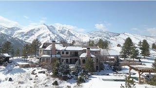 Inside This Mansion Overlooking the Colorado Rockies!