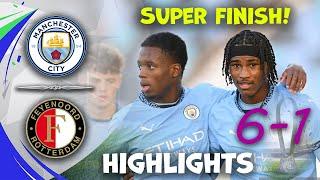 Manchester City u19 vs Feyenoord  u19 | UEFA Youth League | Highlights 26-11-2024