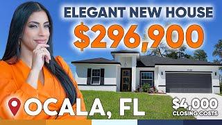 Modern Style Brand-New #House BELOW $300K + Closing Costs in #Ocala #florida